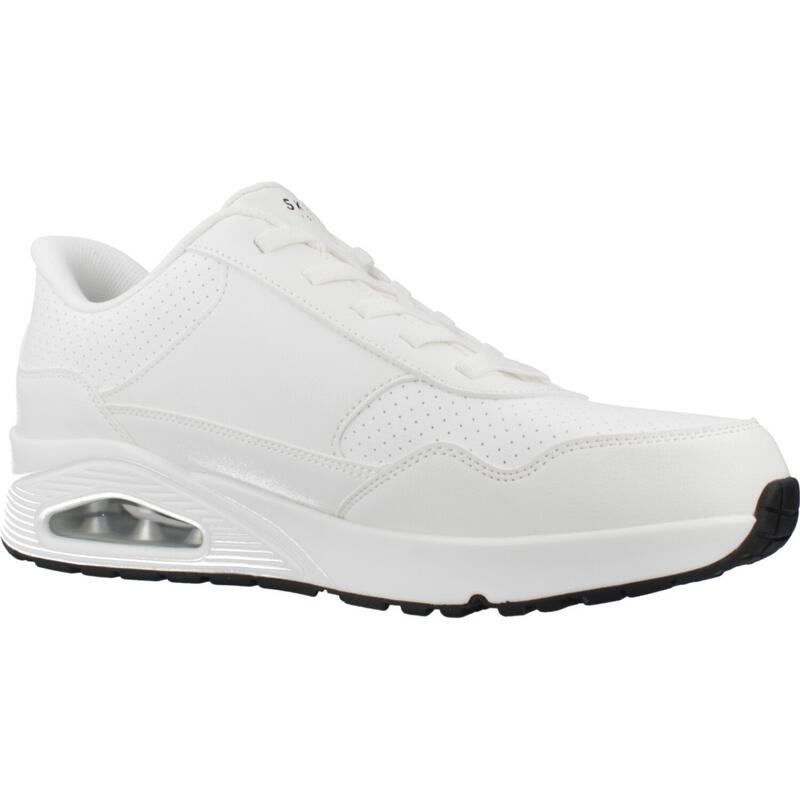 Pantofi sport barbati Skechers Uno-banksia Luxe, Alb