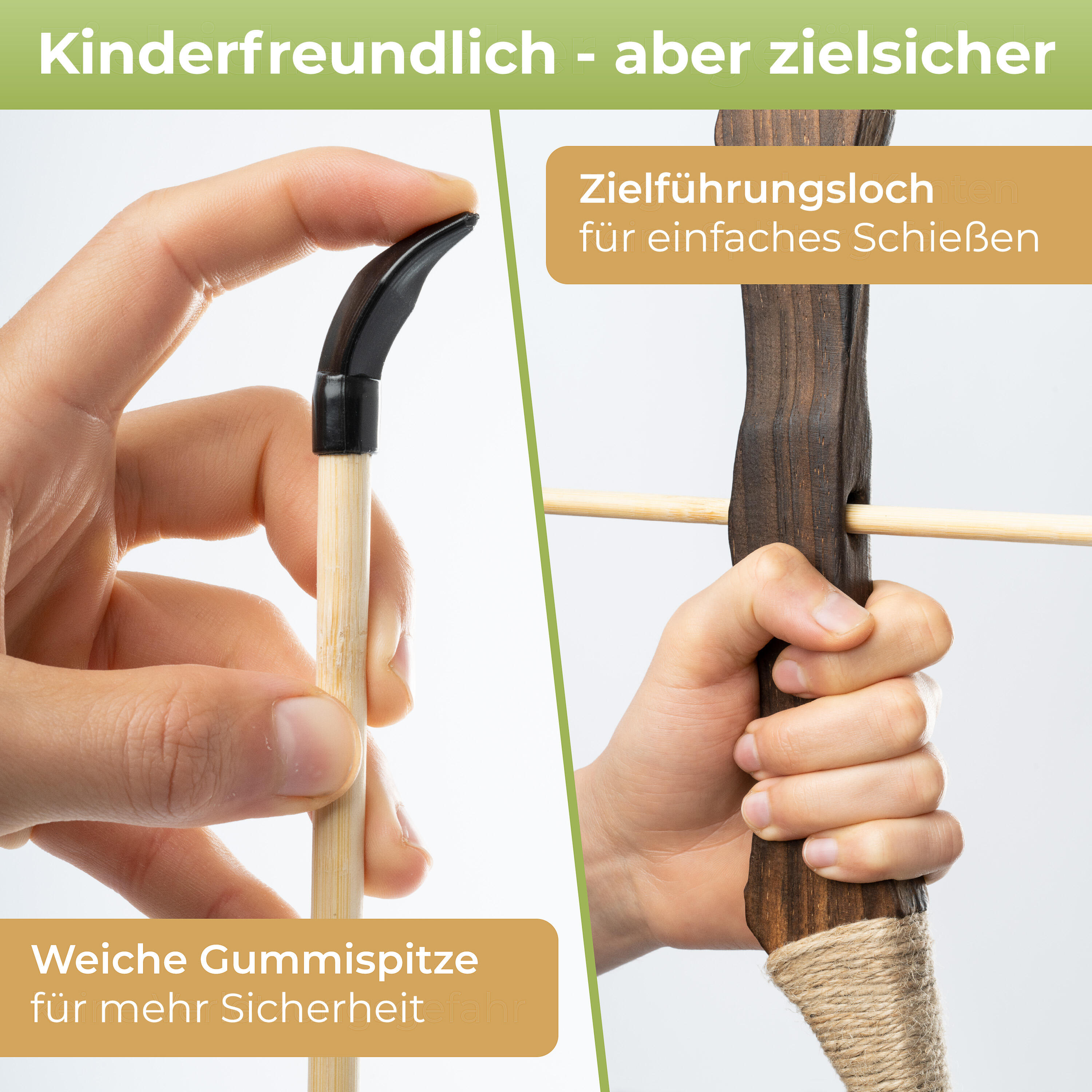 Pfeil und Bogen Set für Kinder ab 5 Jahren 3/7