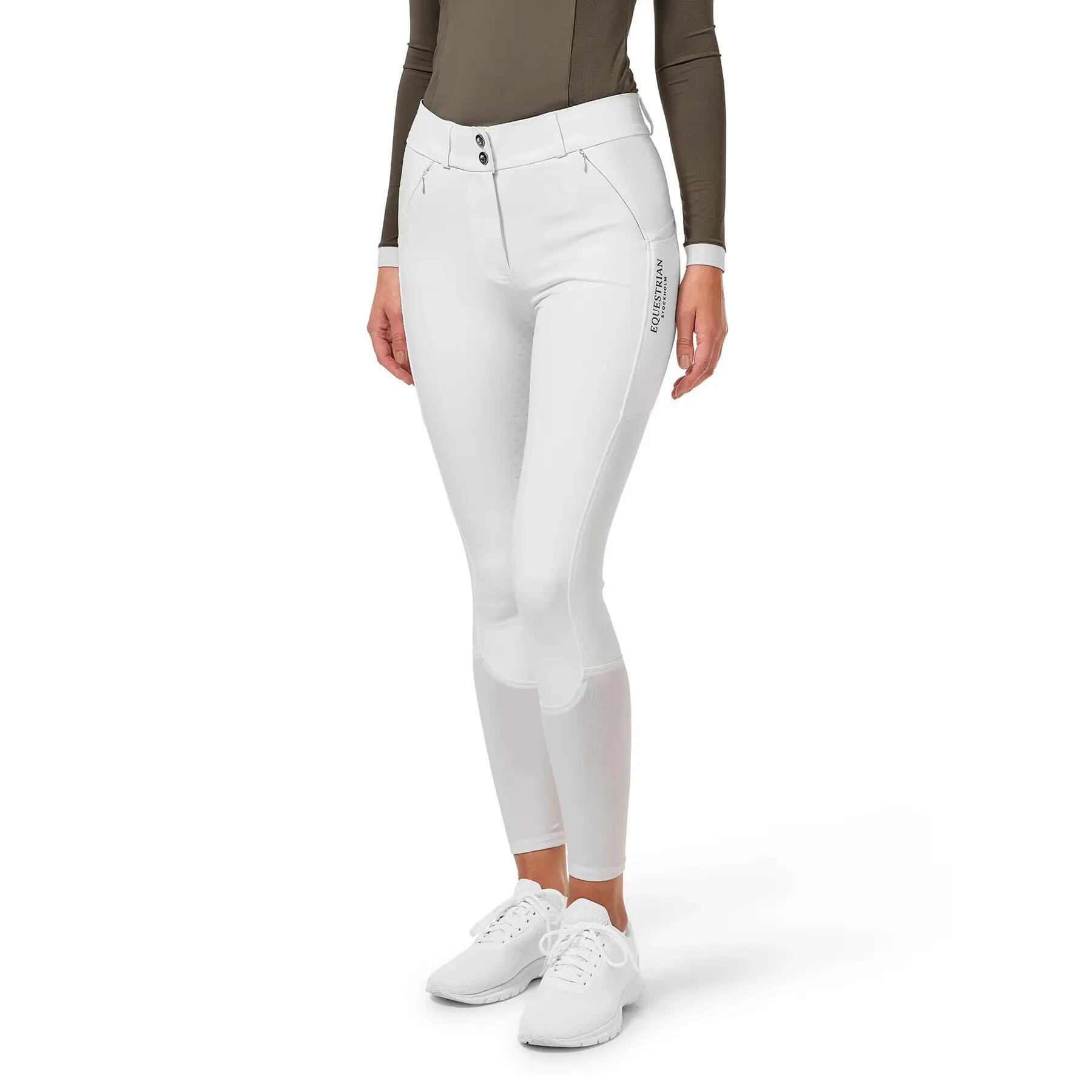 Pantaloni da equitazione da donna con grip al ginocchio Equestrian Stockholm Jum 2/5