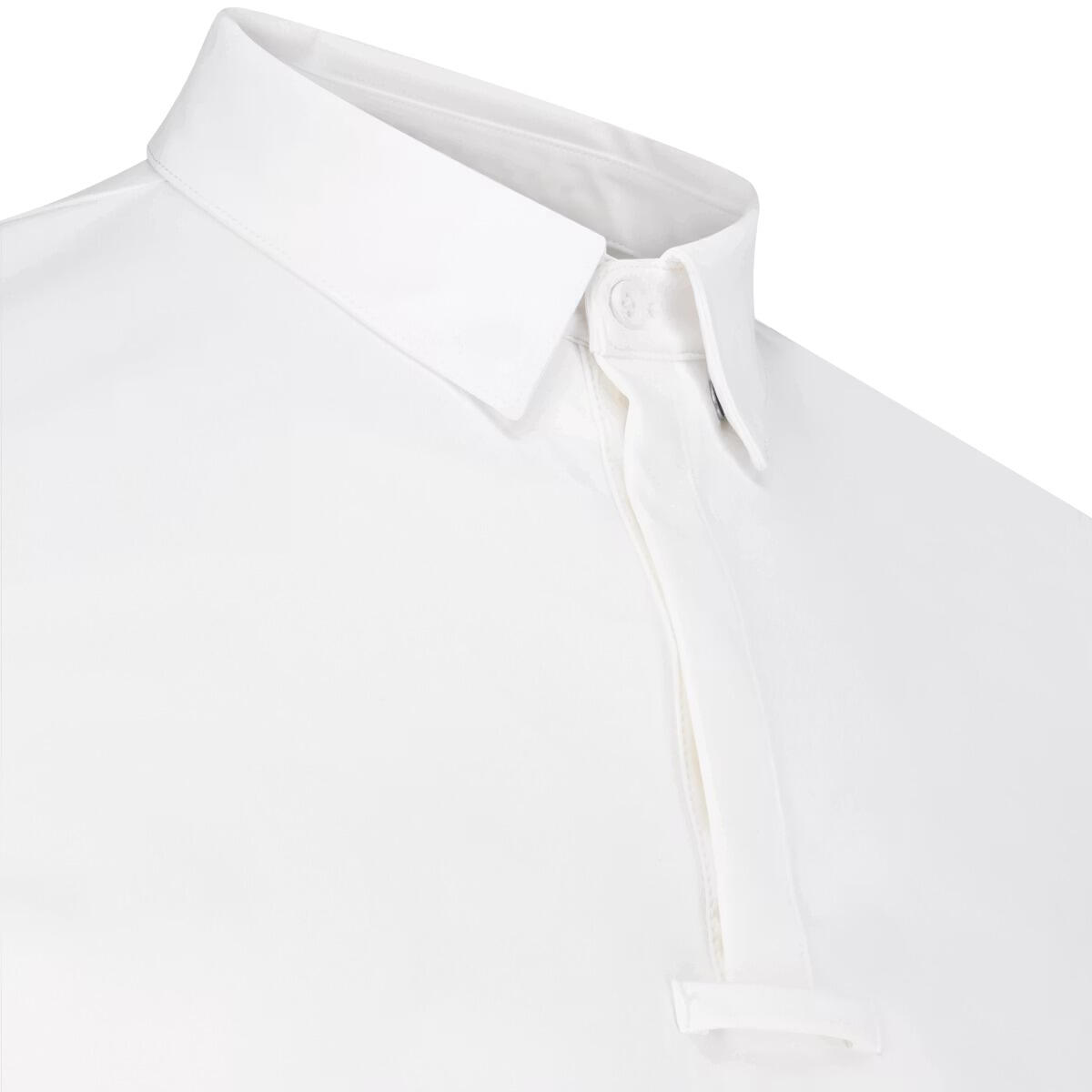 Show shirt men classic long sleeve white size 44 - Größe 5/5