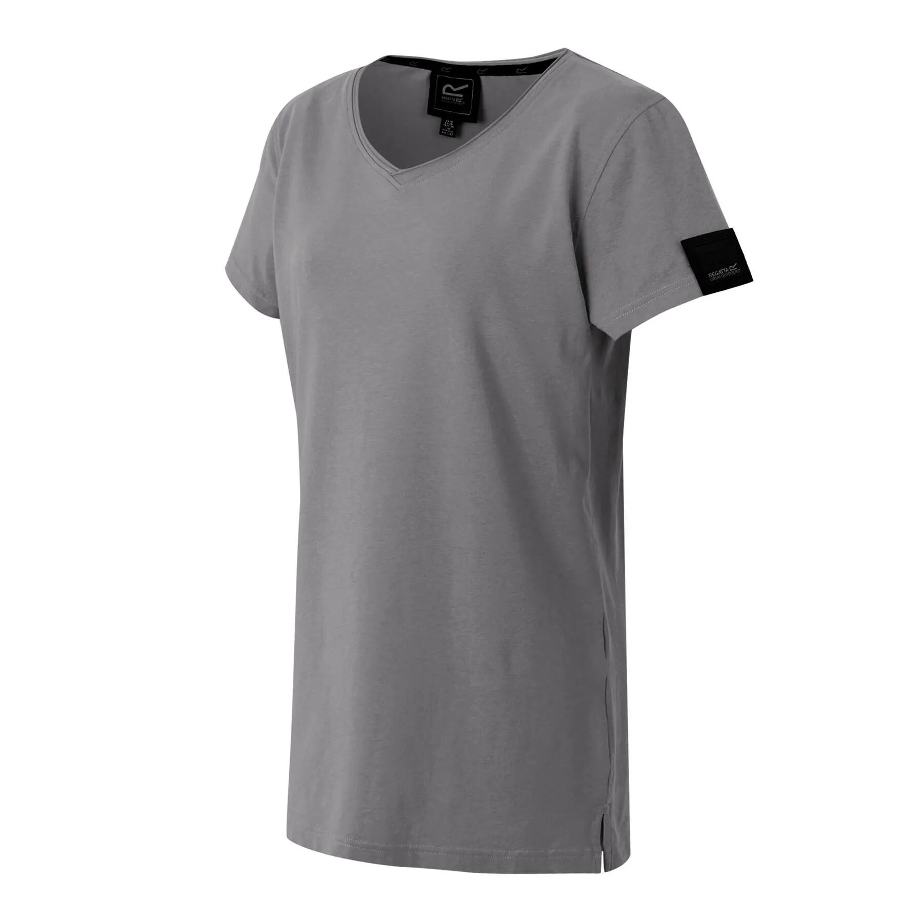 T-shirt col v femme Regatta Elkie 3/4