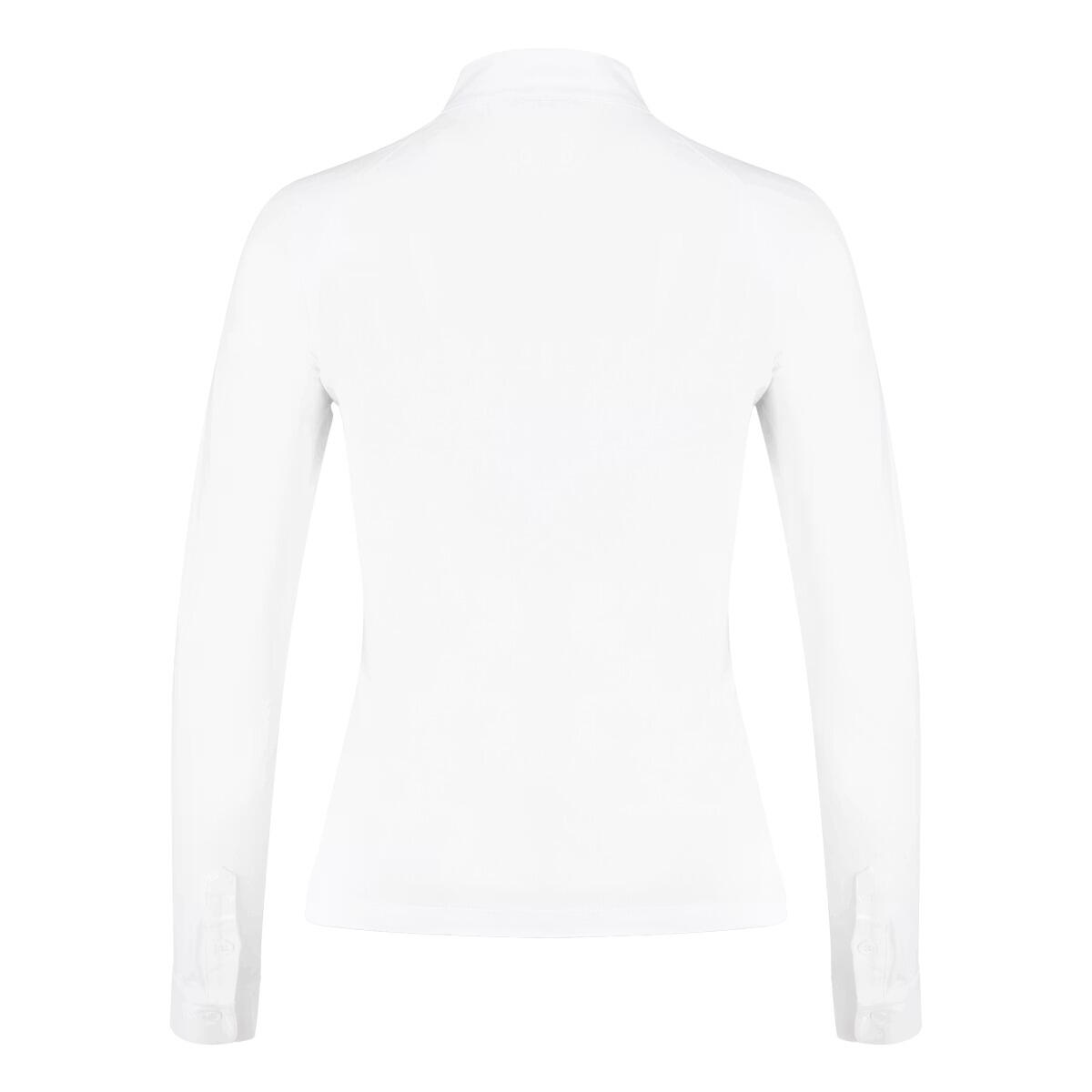 Show shirt women classic long sleeve white size 46 - Größe 2/5