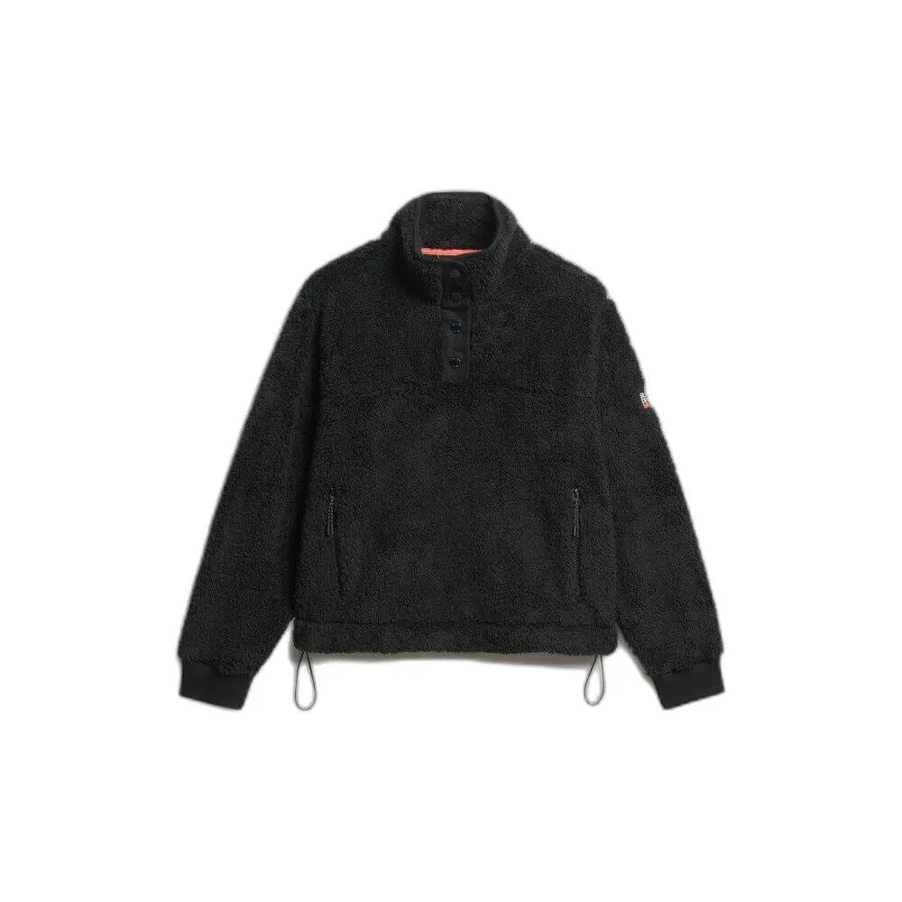 Ultra-soft sweatshirt with a trucker collar for women Superdry