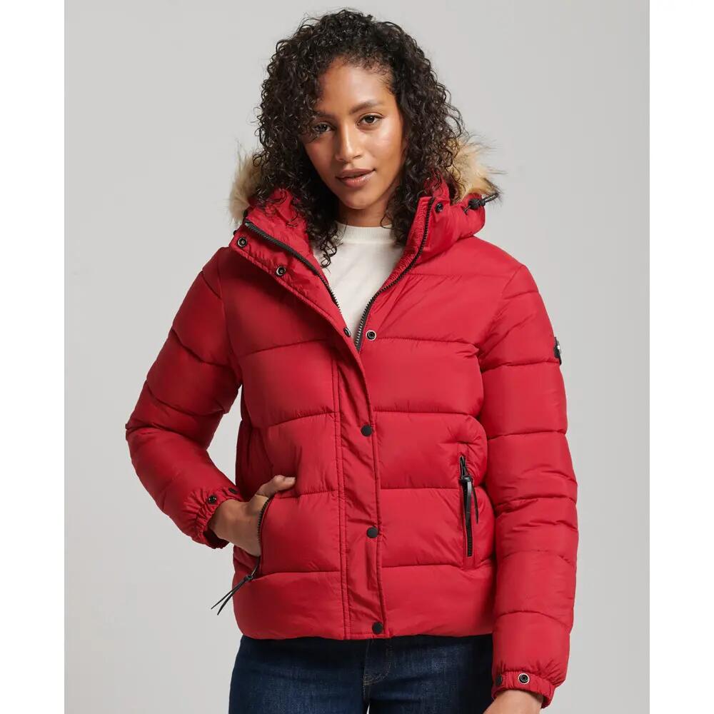 Doudoune courte à capuche femme Superdry 3/6