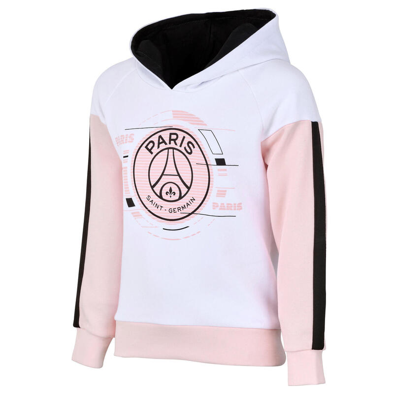 Sweat capuche enfant fille PSG - Collection officielle PARIS SAINT GERMAIN