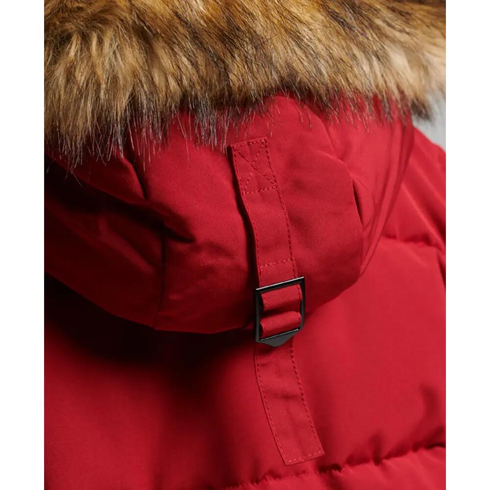 Doudoune longue bordé de fausse fourrure femme Superdry Everest 7/7