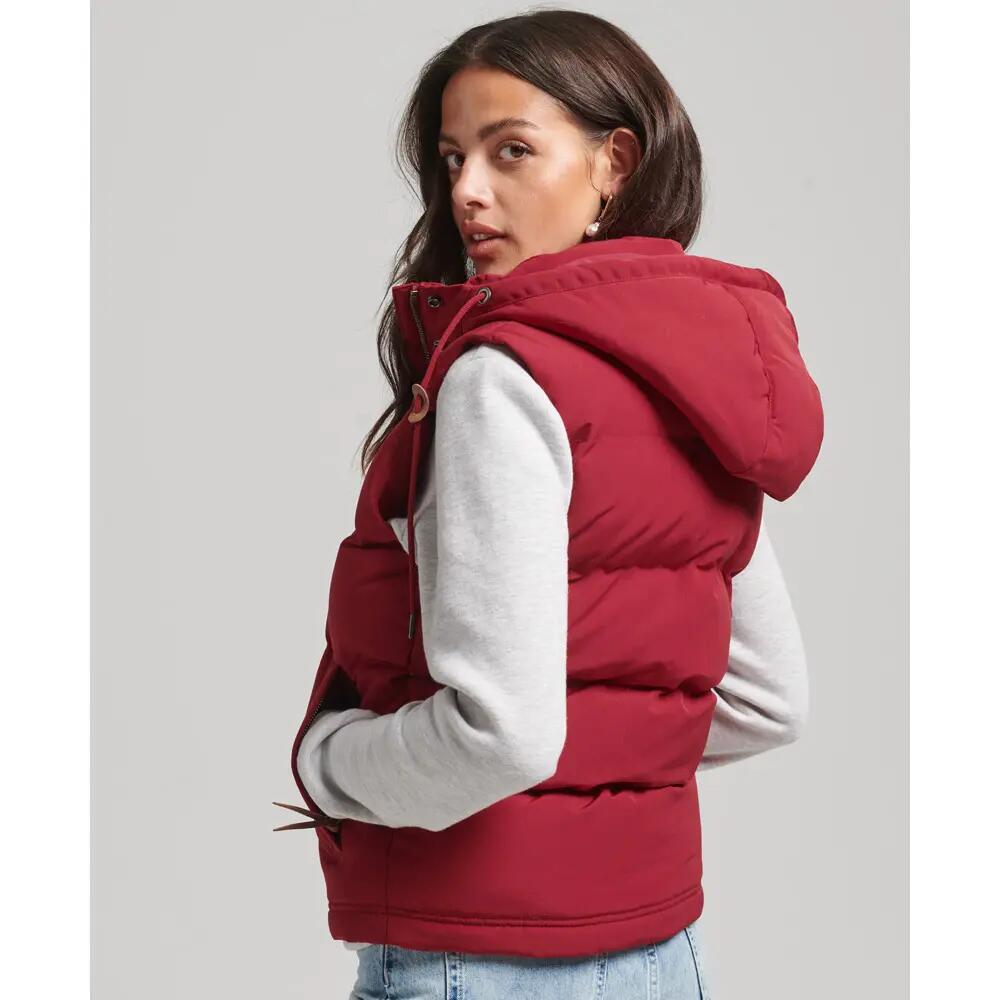 Gilet con cappuccio da donna Superdry Everest 3/5