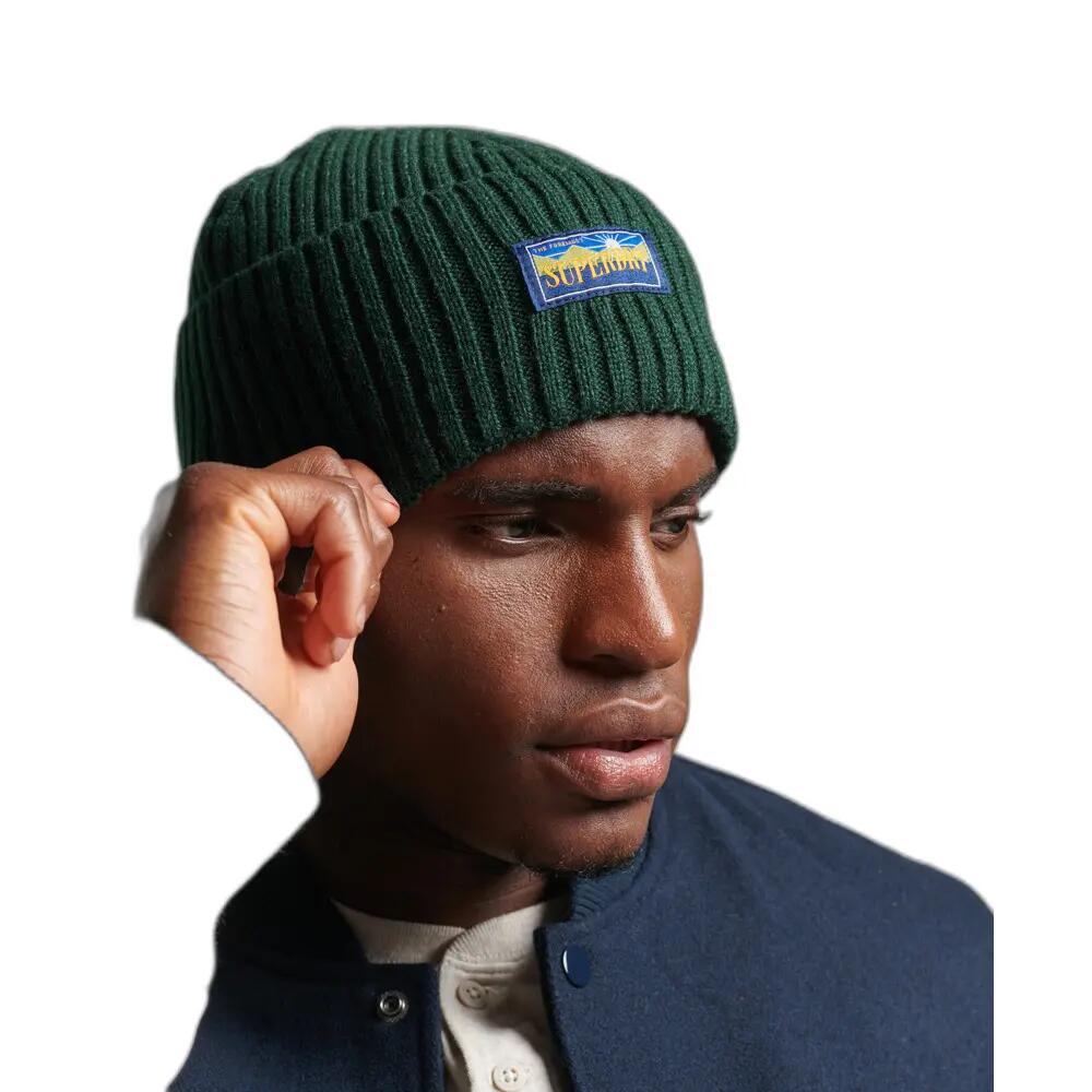 Chapéu de mistura de lã feminina Superdry Radar 2/3