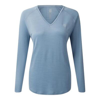 Hemd met lange mouwen fitness dames