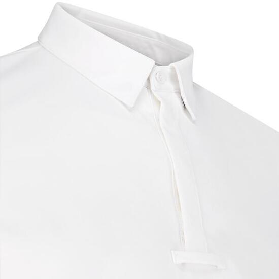 Show shirt men classic short sleeve white size 50 - Größe