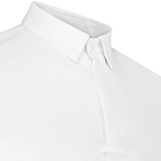 Show shirt men classic short sleeve white size 52 - Größe