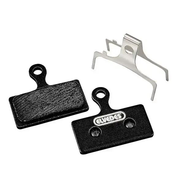 Paire de 10 plaquettes de frein vélo métallic carbon Elvedes Shimano BRM666, BRM 1/4