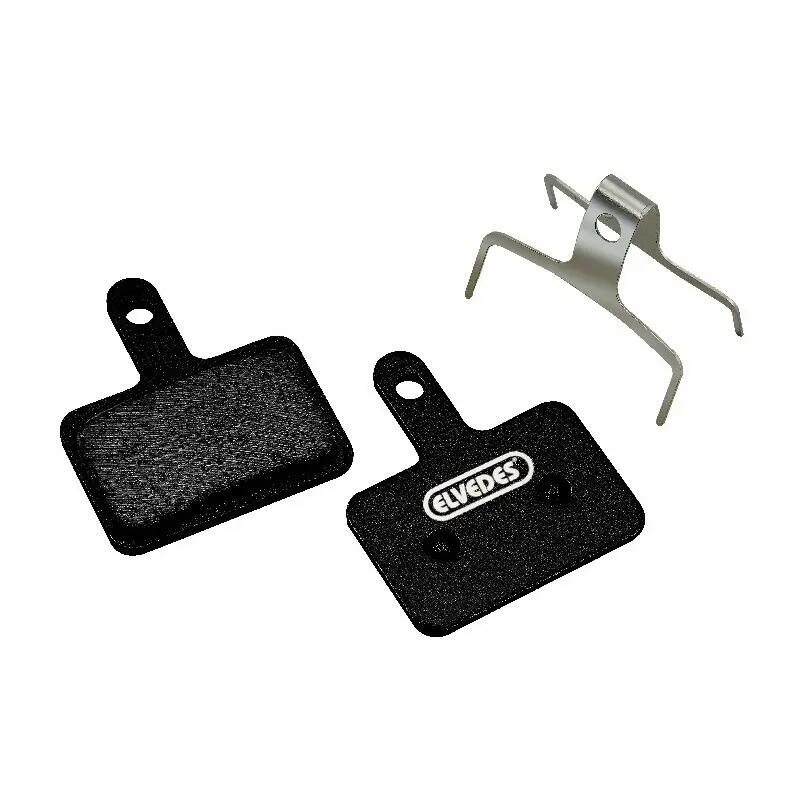 Pair of 25 metal carbon bicycle brake pads Elvedes Shimano BR-M375, M415-M495, M