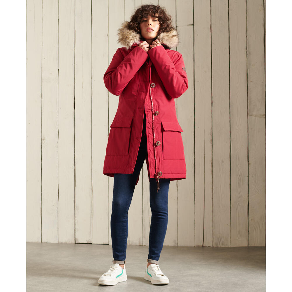 Parka acolchoada feminina Superdry Rookie 2/7