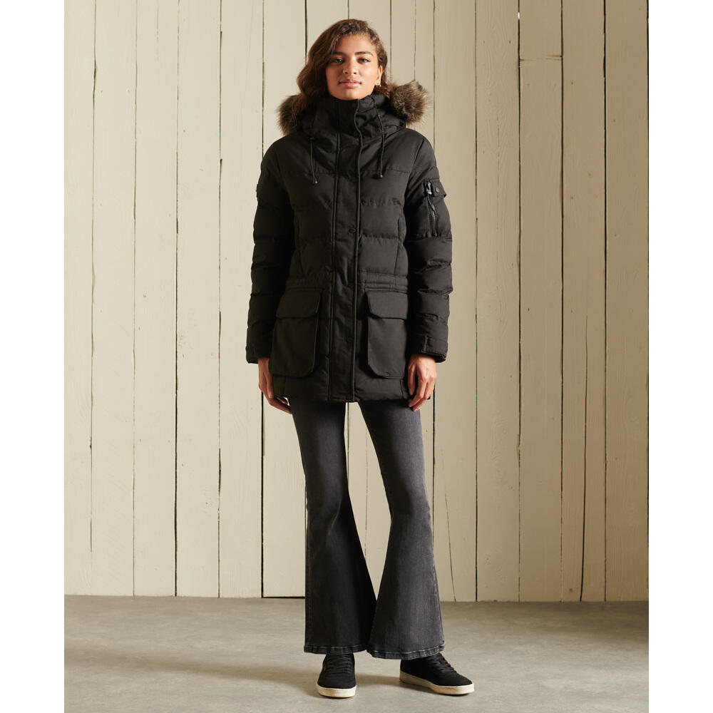 Parka feminina Superdry Expedition en microfibre 2/7