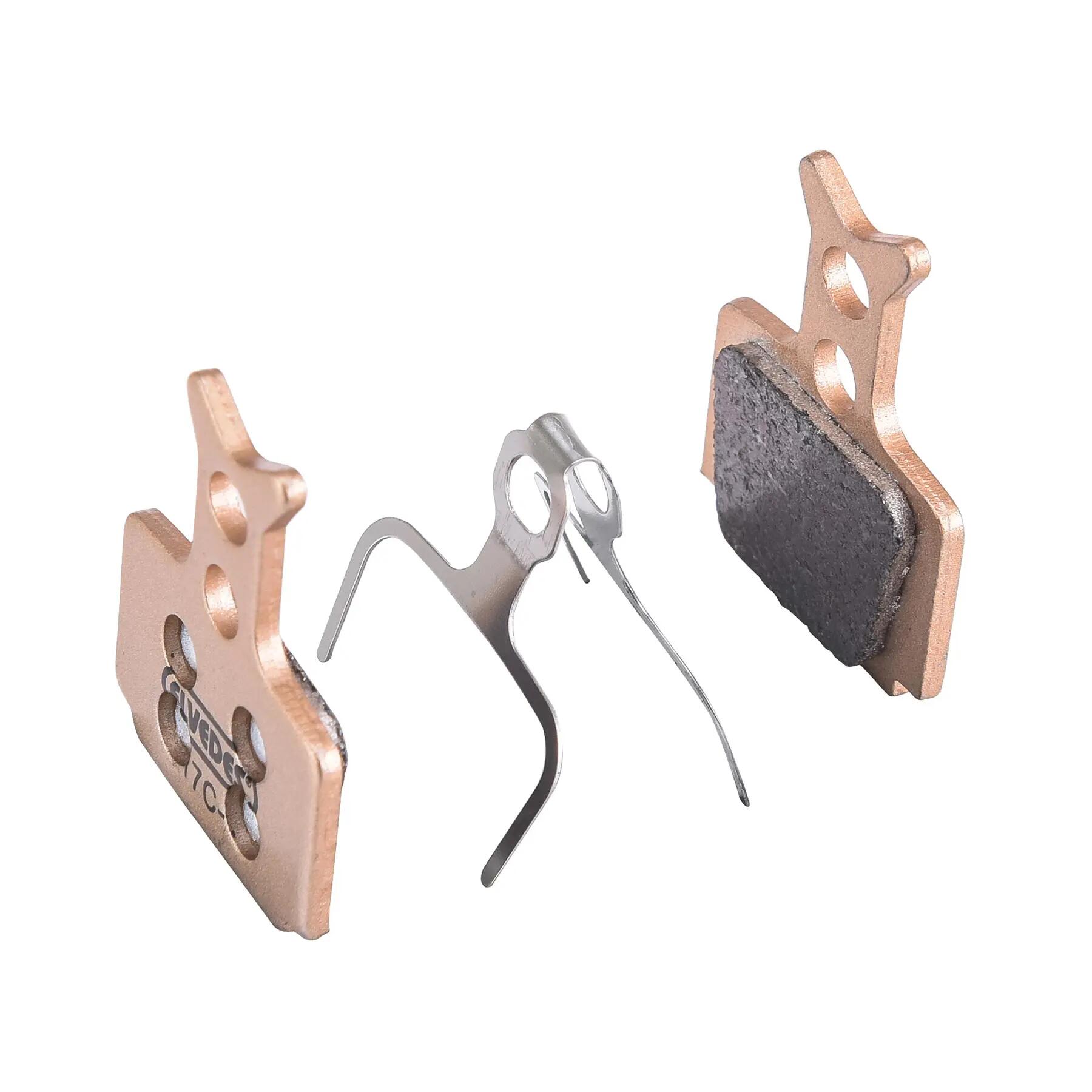 Paar metallischer Fahrradbremsbeläge Elvedes Formula Cura / Mega /One / R1 / RX 3/5