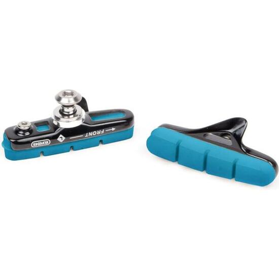 Ein Paar Bremsbeläge plus Alu-Ein Paar Bremsbeläge für Carbonfelgen Elvedes Shim