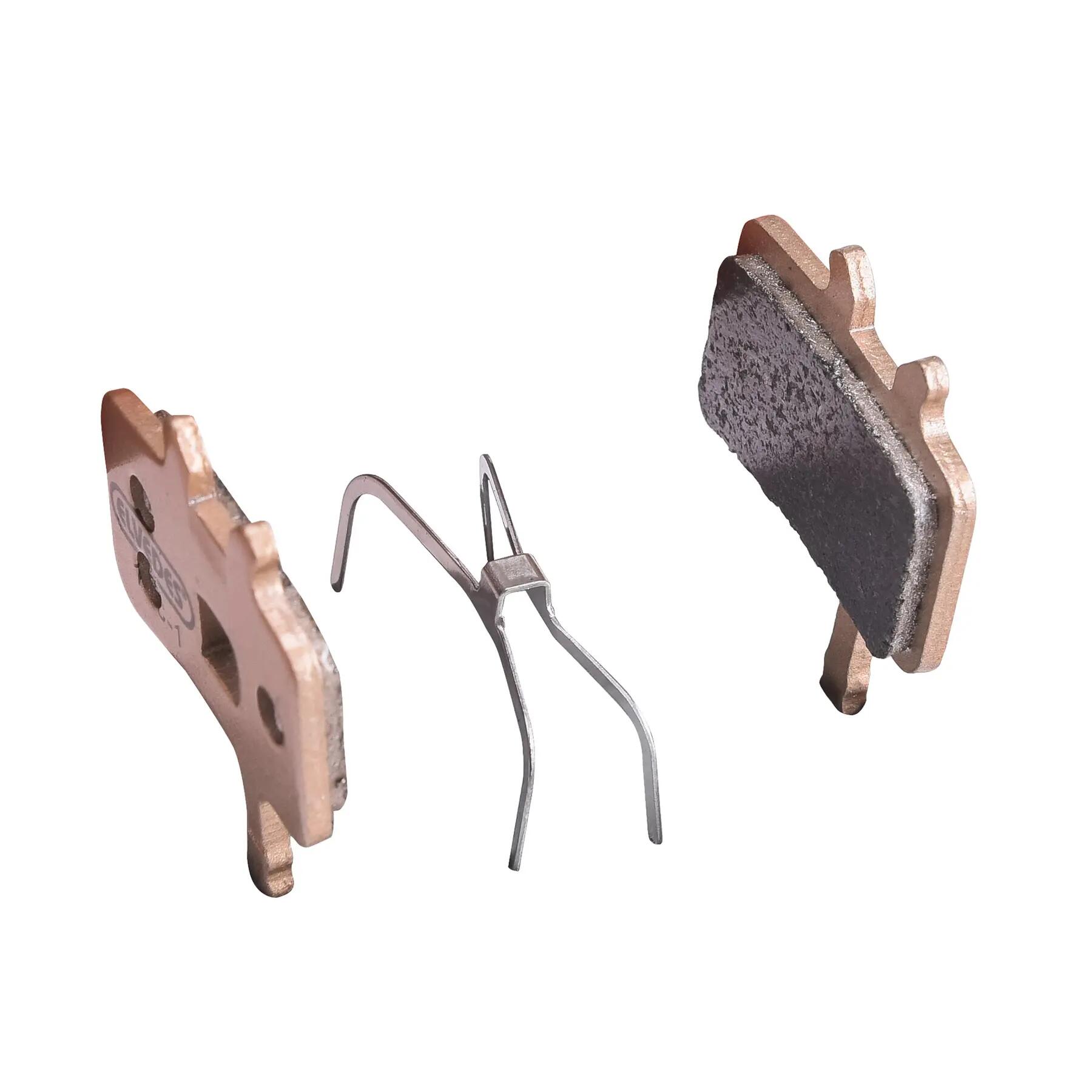 Paire de plaquettes de frein vélo métaliques Elvedes Avid mech. 2002-2004 / BB7 2/3