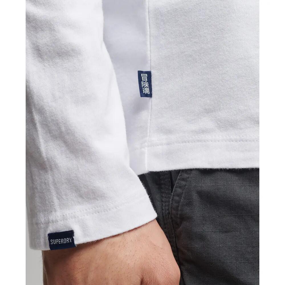 Camiseta de manga larga de algodón orgánico Superdry Vintage Logo 4/4
