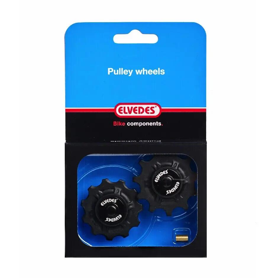 Galets de derailleur dents roulements annulaires + Spacers Elvedes 2/3