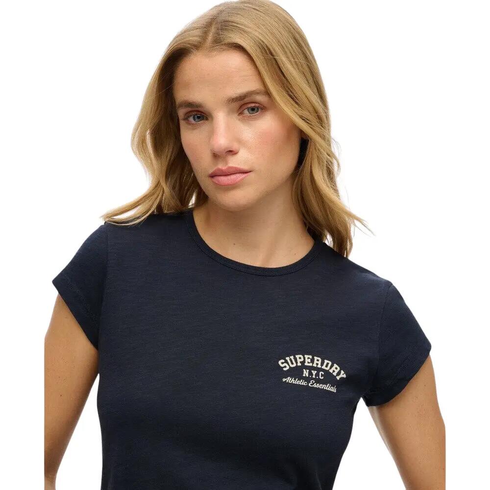 T-Shirt Marine Femme Superdry Athletic 5/6