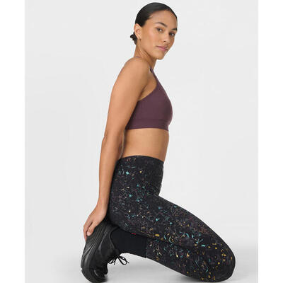 Sweaty betty power gym leggings zwart smeltfolieprint l
