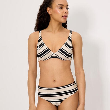 Ensemble bikini gainant à effet minimisant la poitrine, bonnet C.