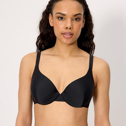Top bikini con aro negro copa B