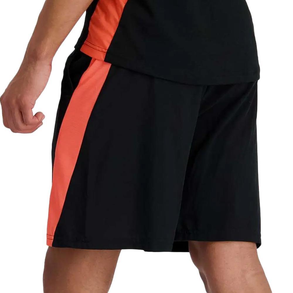 Le Coq Sportif Training N°2 Sportshort voor Heren Zwart/Oranje 2/5