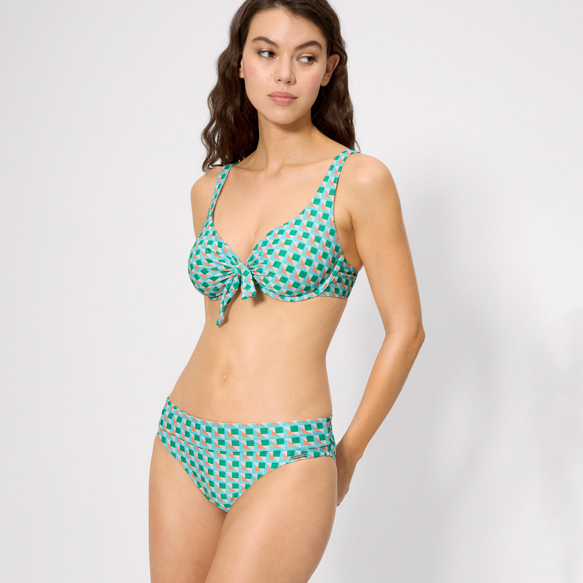 Braga bikini multiposición con brillo 6/6