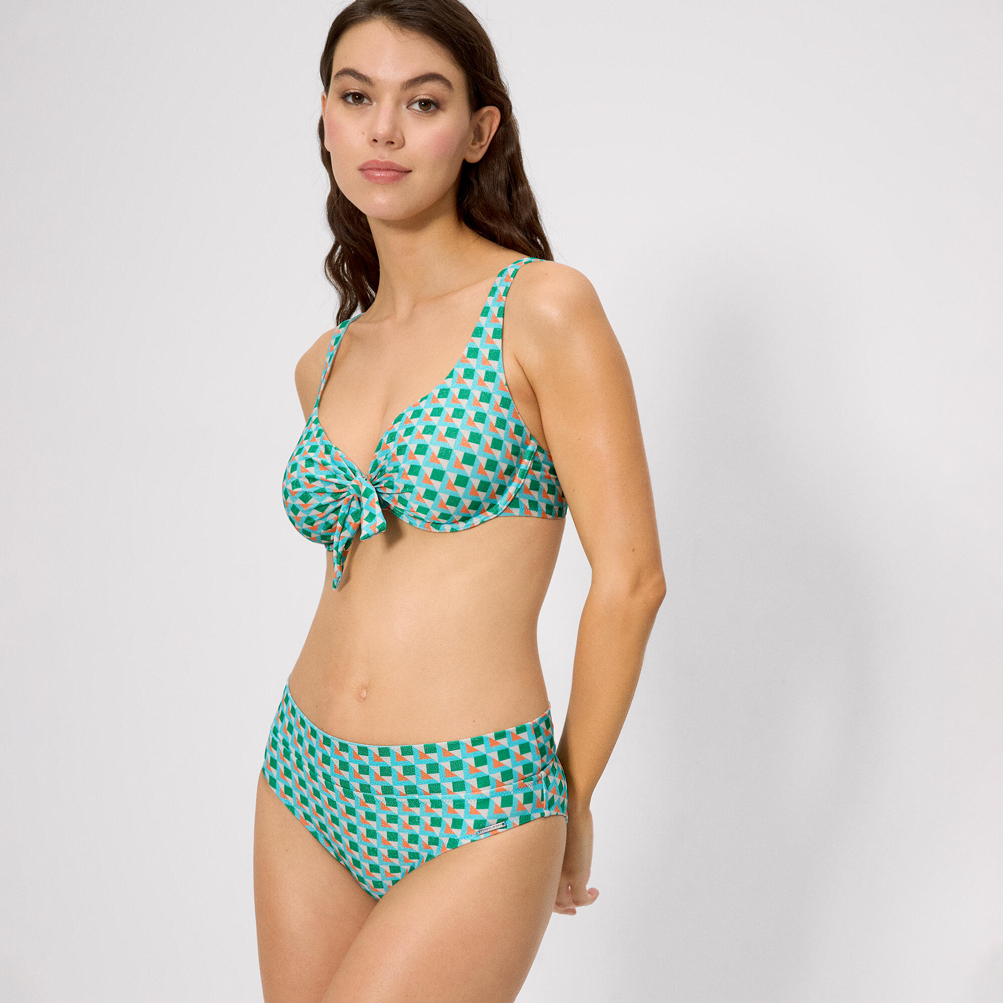Braga bikini multiposición con brillo 3/6
