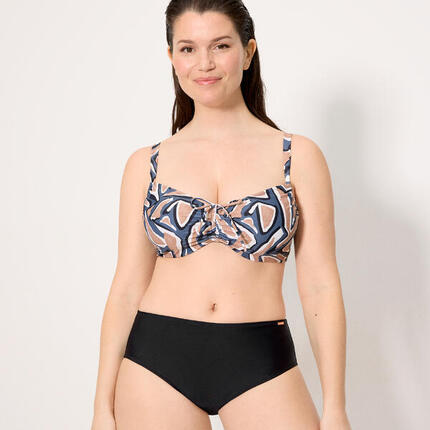 Braga bikini reductora alta negro