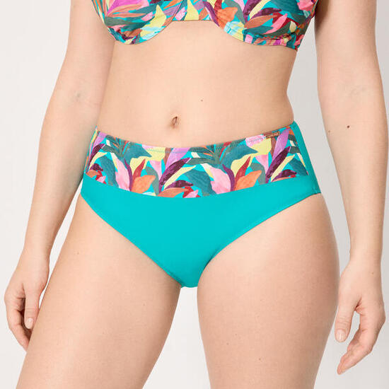 Braga bikini reductora alta hojas