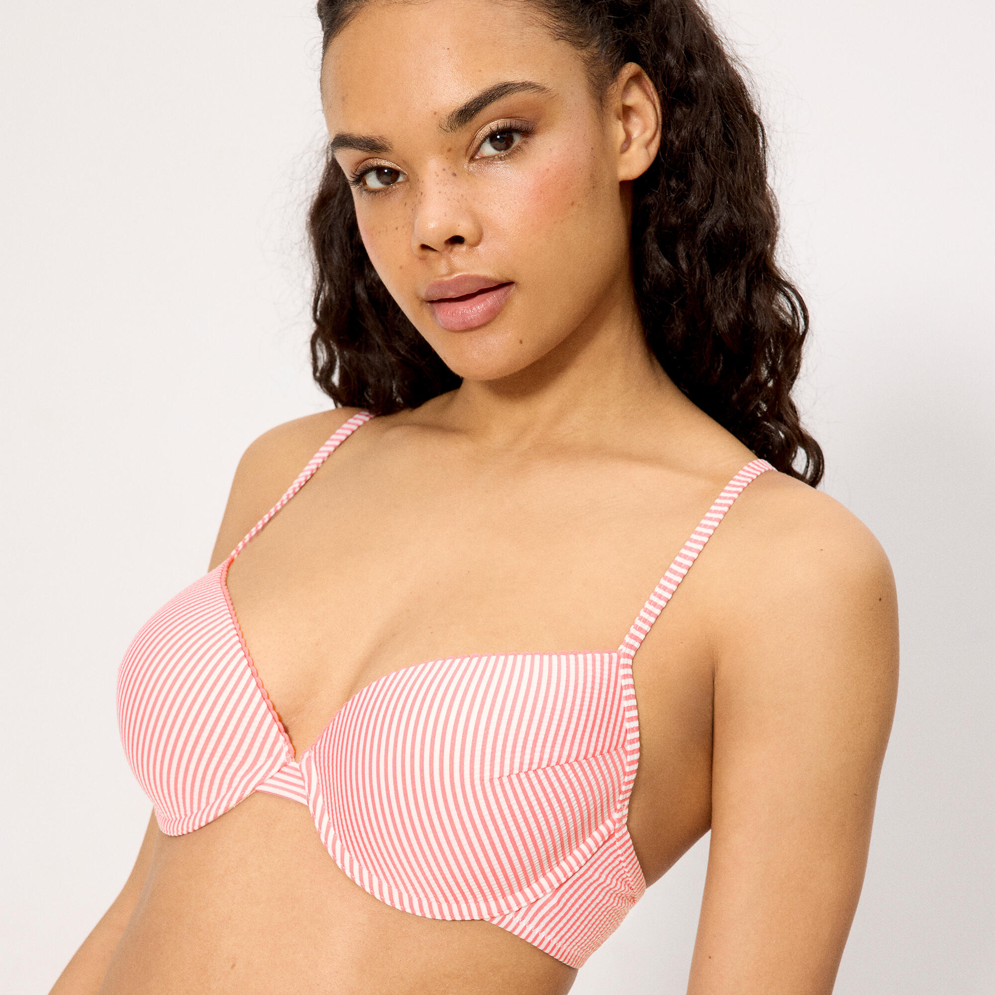 Haut de bikini rose Bambula, bonnet B 3/4