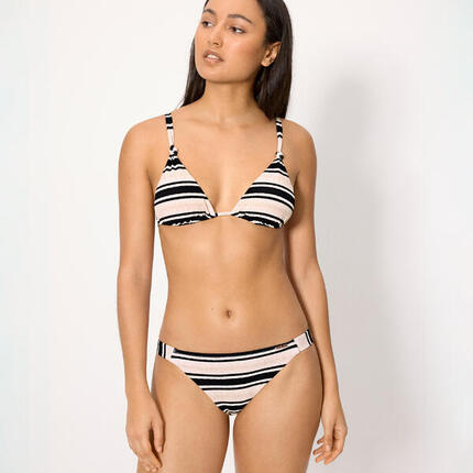 Conjunto de bikini top triángulo efecto punto copa B