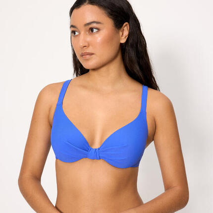 Top bikini con aro marino copa B