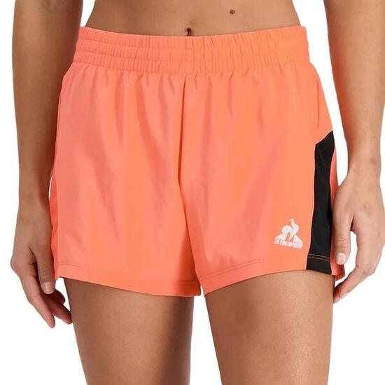 Short de Sport Orange Femme Le Coq Sportif Training N°1