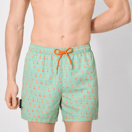 maillot de bain une pièce imprimé flamant rose