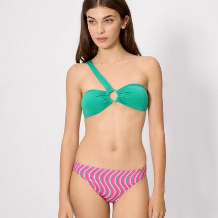 Braga bikini estampado ondas