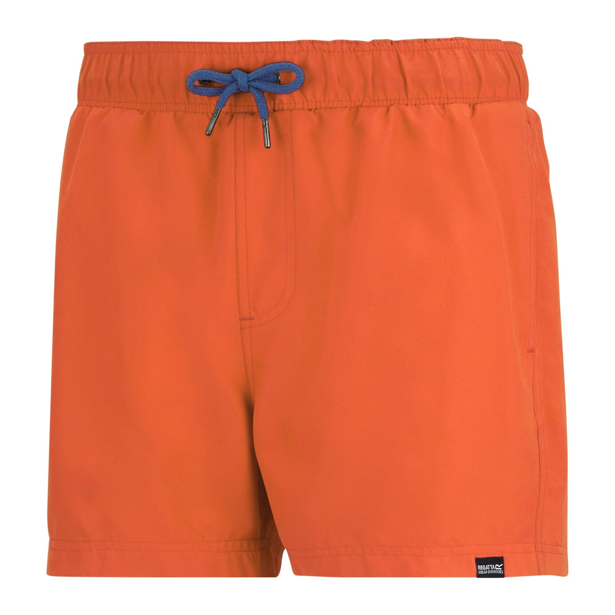 "Mawson II" Badeshorts für Herren Tigerlilien-Orange/Sonic-Blau 3/5