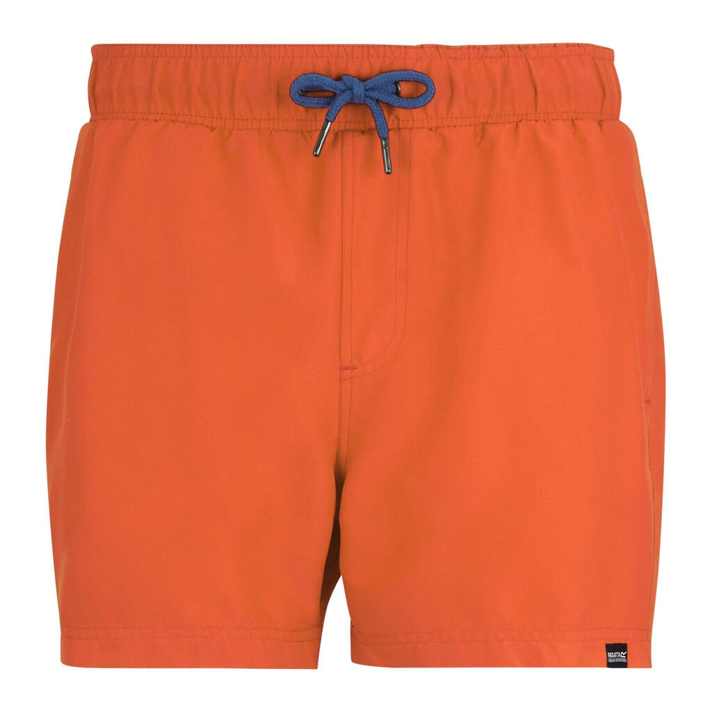 Mens Mawson II Swim Shorts (Tigerlily Orange/Sonic Blue)