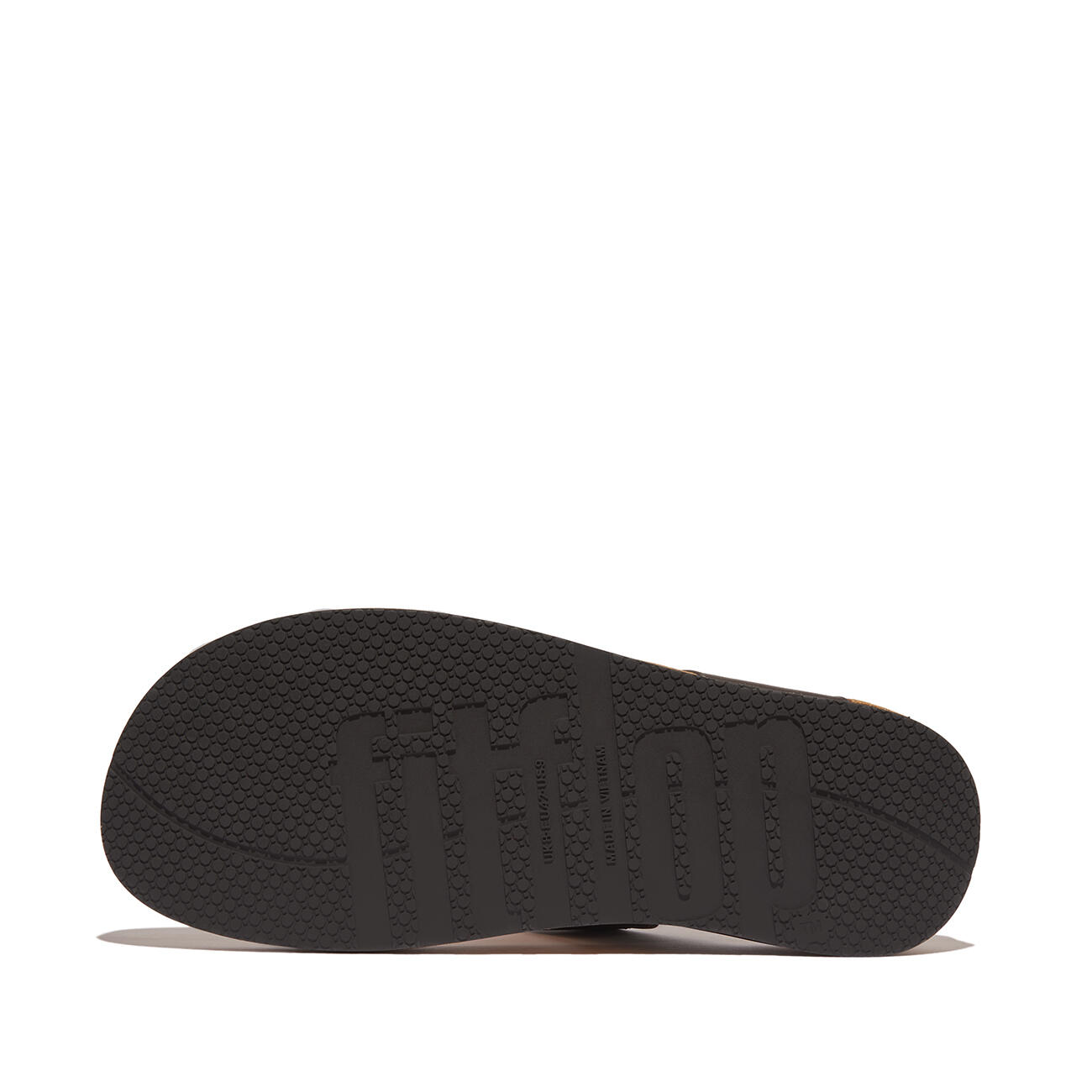 FITFLOP FitFlop Iqushion Men'S Leather Toe-Post Sandals  CHOCOLADEBRUIN 44 4/7