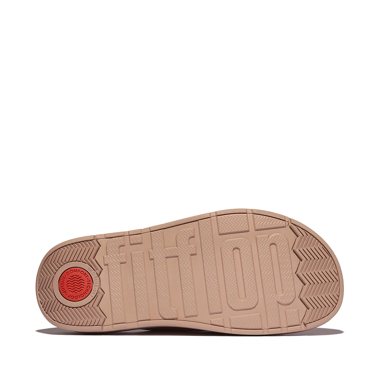 FITFLOP FitFlop Gen-FF Buckle Two-Bar Leather Slides  KLASSIEK BEIGE 42 4/7