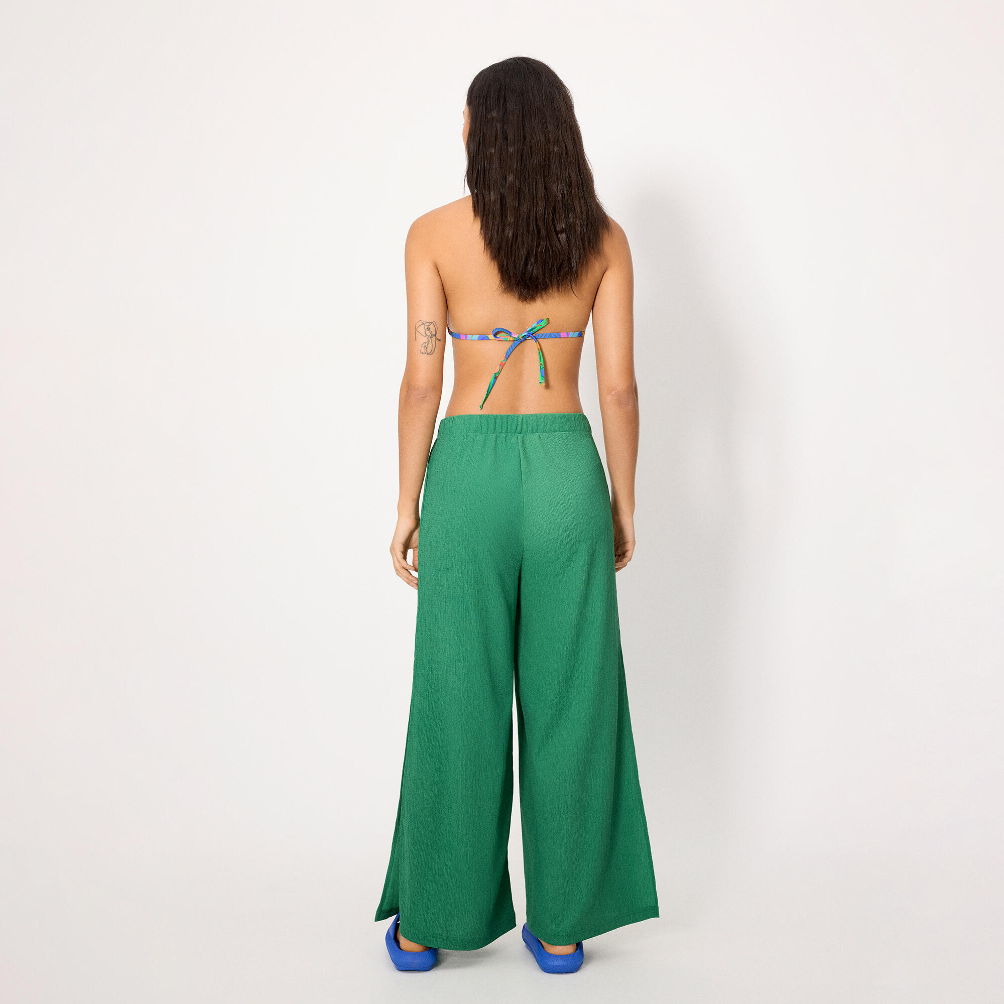 Pantalón largo ligero verde 2/5