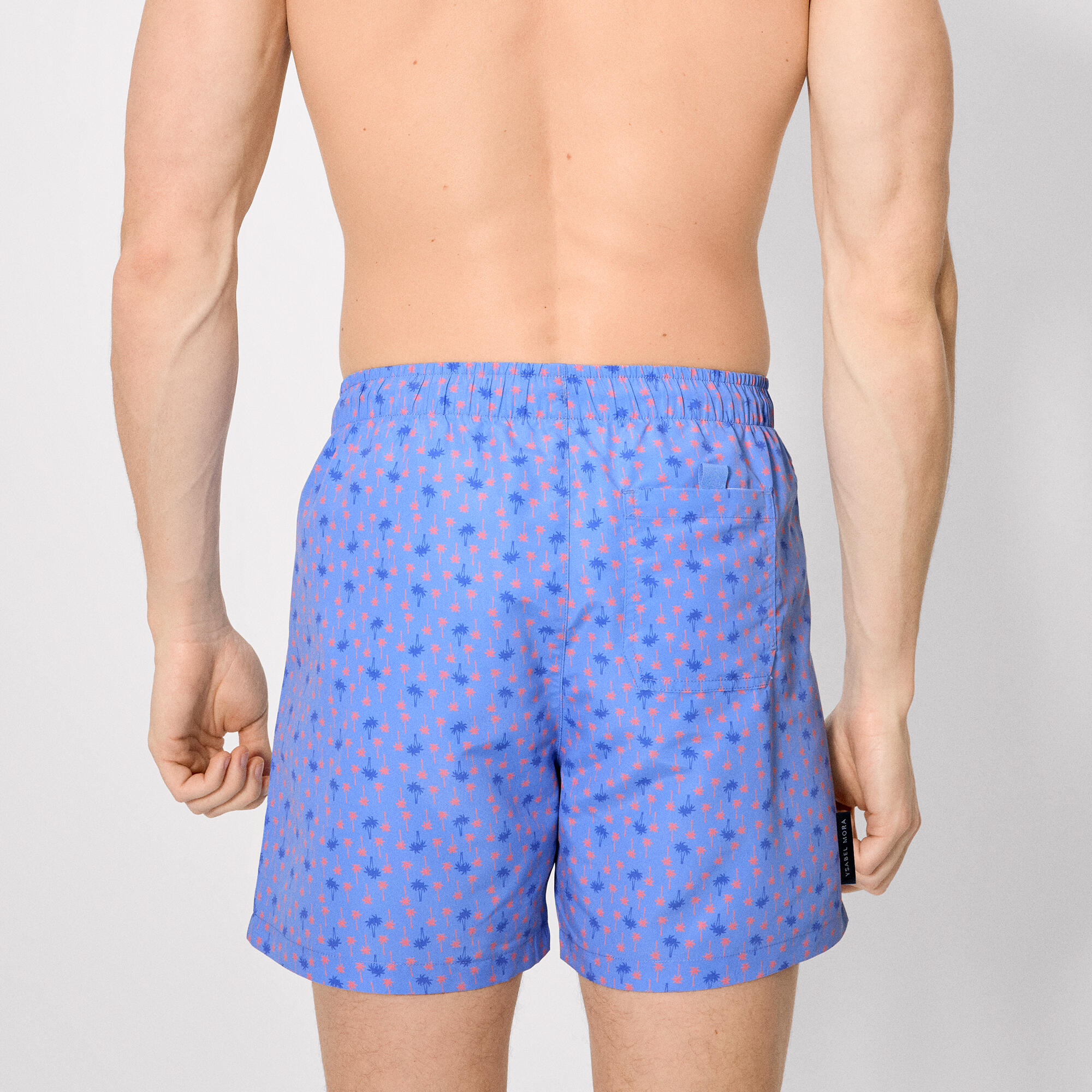 Maillot de bain une pièce à imprimé palmier 2/4