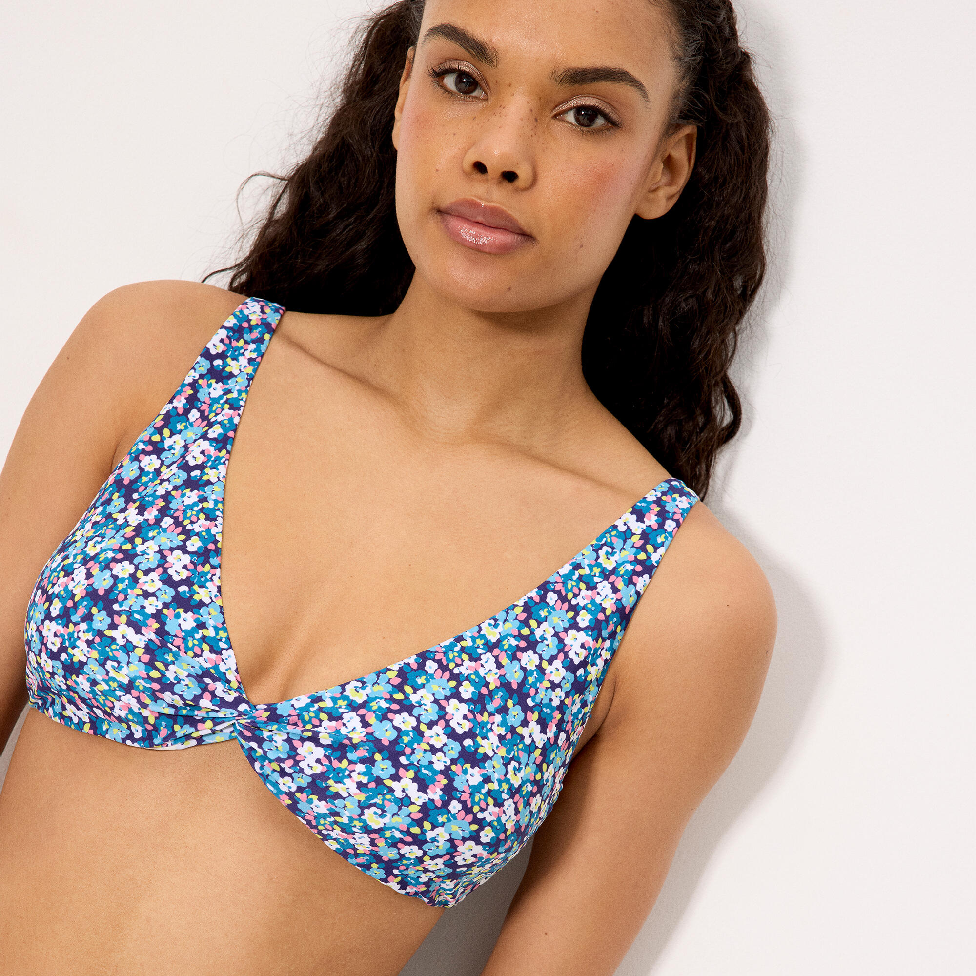 Top bikini triángulo liberty azul copa C 4/4