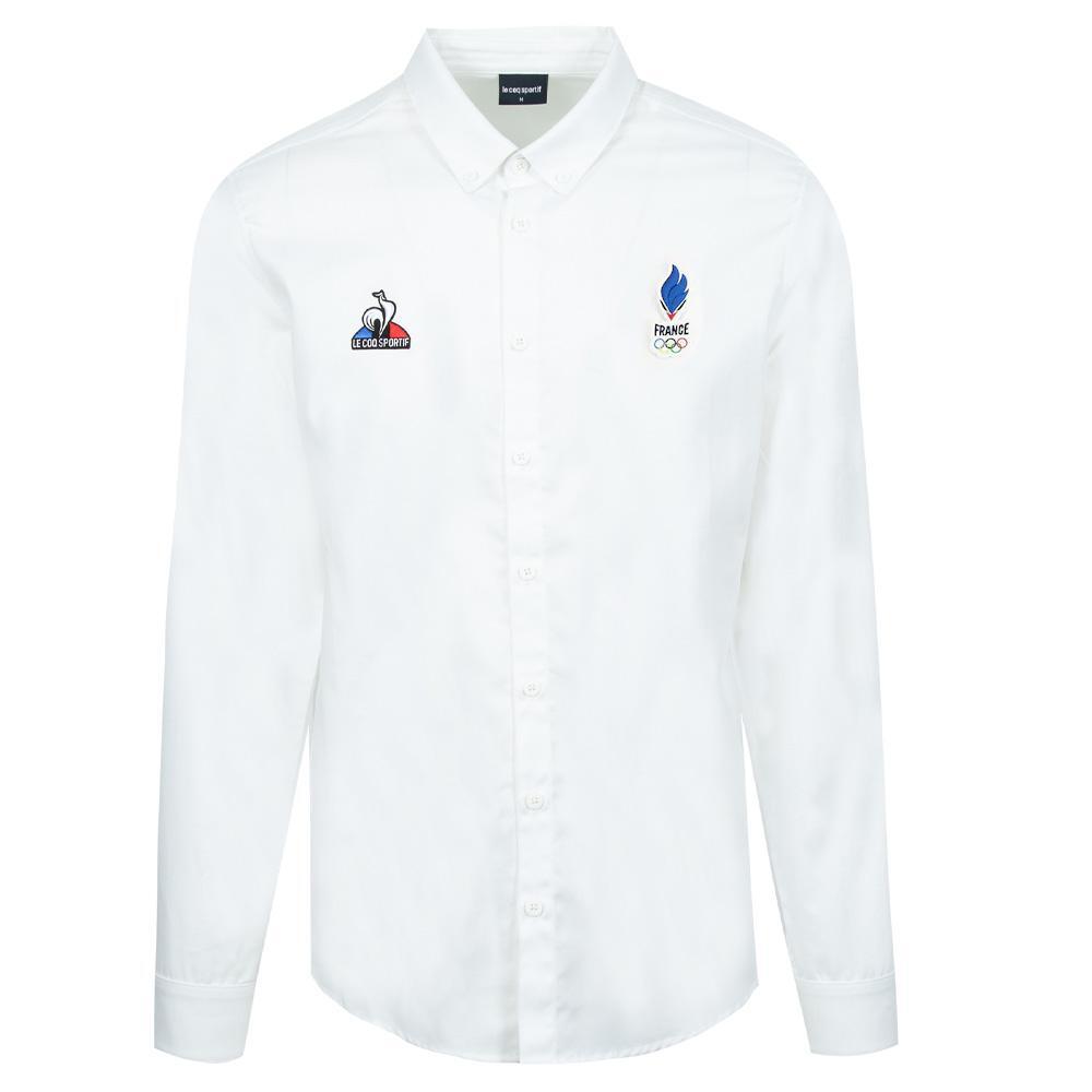 Le Coq Sportif Men's White Paris 2024 Shirt