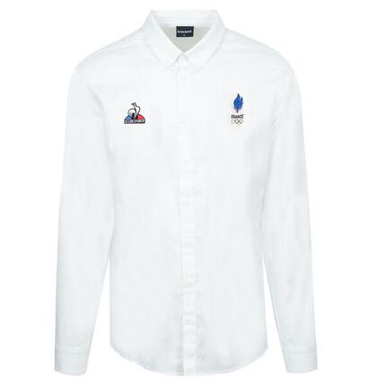 Chemise Blanche Homme Le Coq Sportif Paris 2024