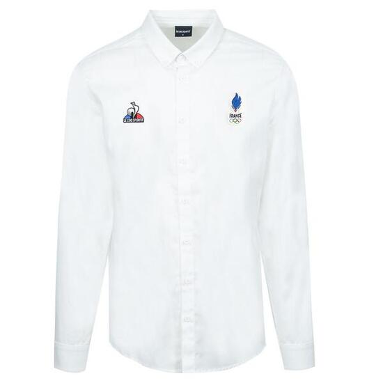 Chemise Blanche Homme Le Coq Sportif Paris 2024