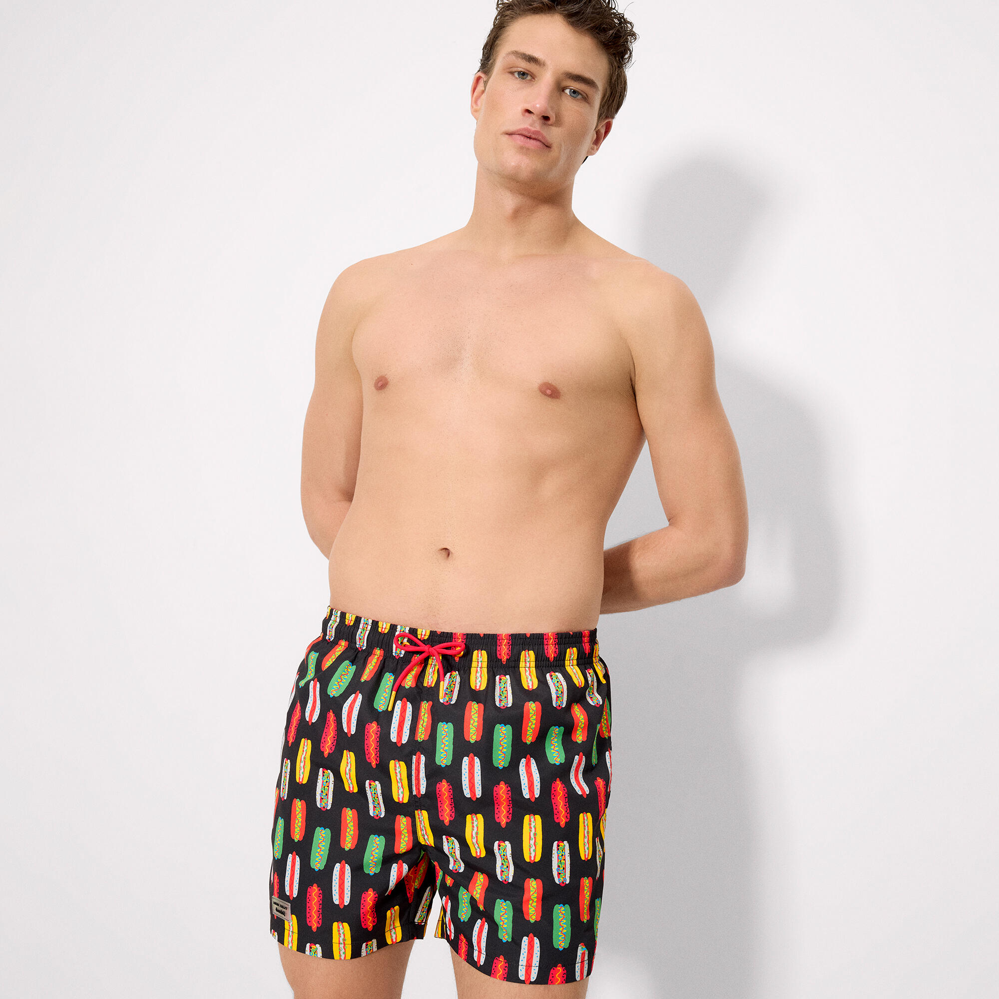 Bañador medio estampado hot dog multicolor Sockarrats 3/5